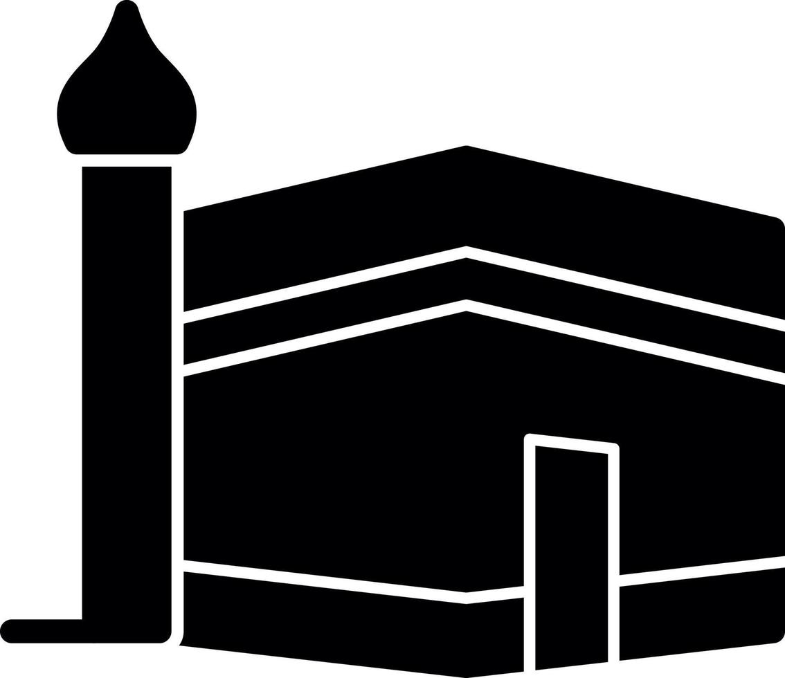 Kaaba-Vektor-Icon-Design vektor