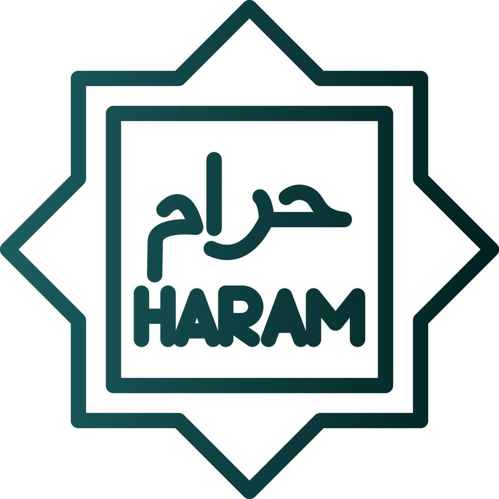 Haram-Vektor-Icon-Design vektor