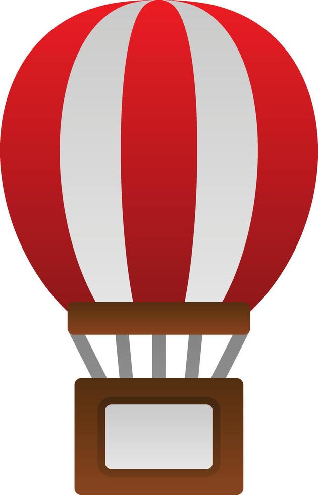 luft ballong leverans vektor ikon design