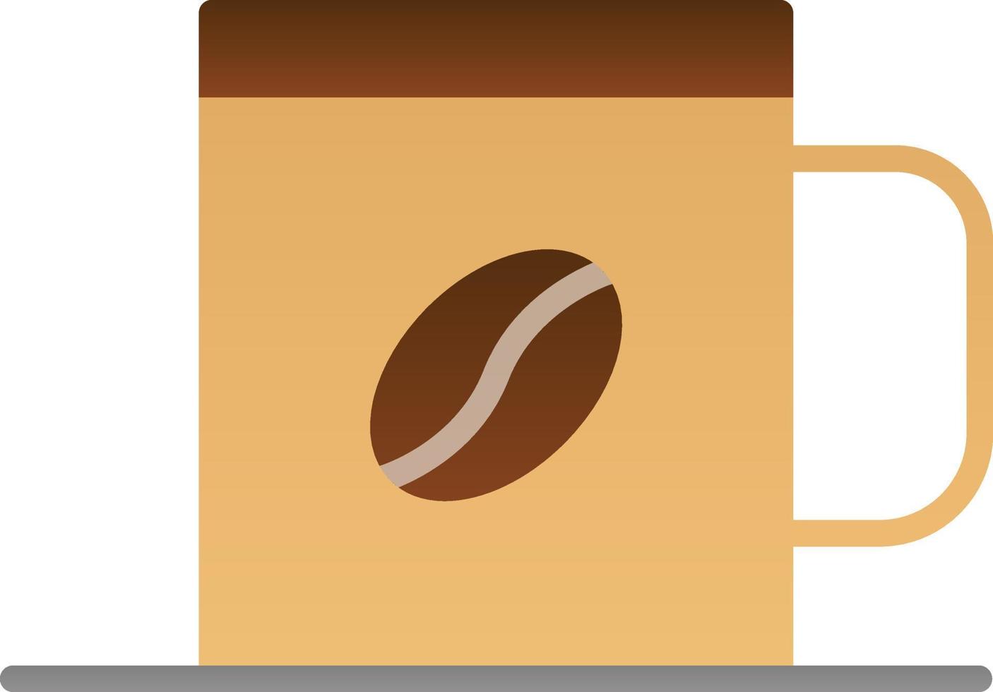 kaffe koppar vektor ikon design
