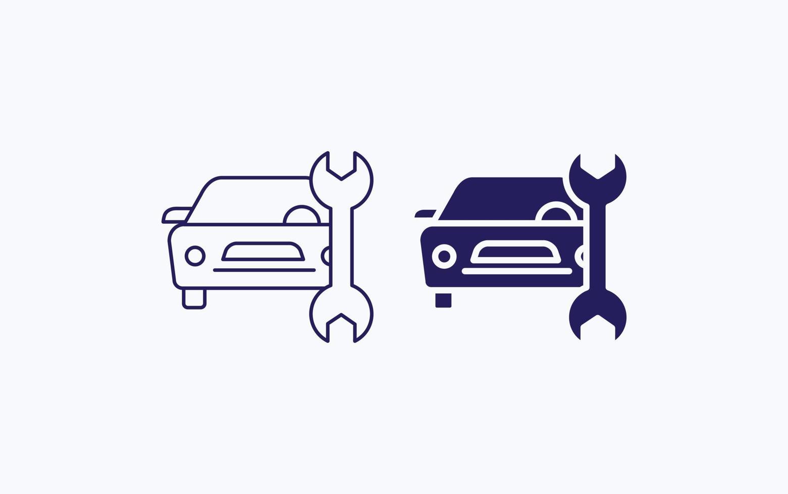 Autoservice, Autoservice-Vektorsymbol vektor