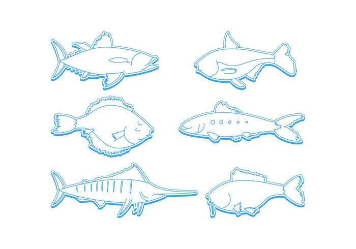 Gratis Utestående Ocean Fish Vectors