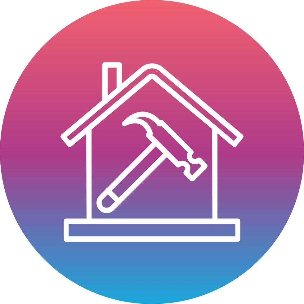 hus konstruktion vektor ikon