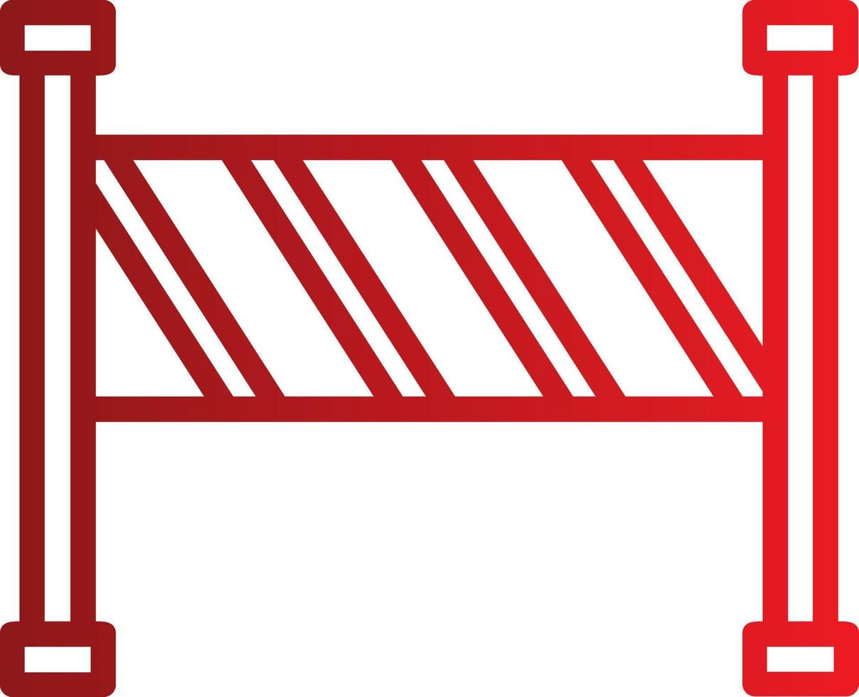 barriär vektor ikon
