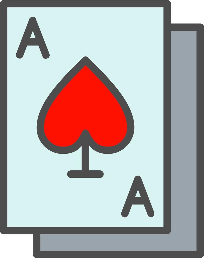 poker vektor ikon