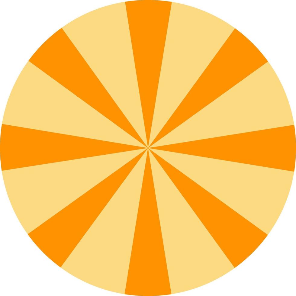 retro orange sonnenbrust horizontal vektor