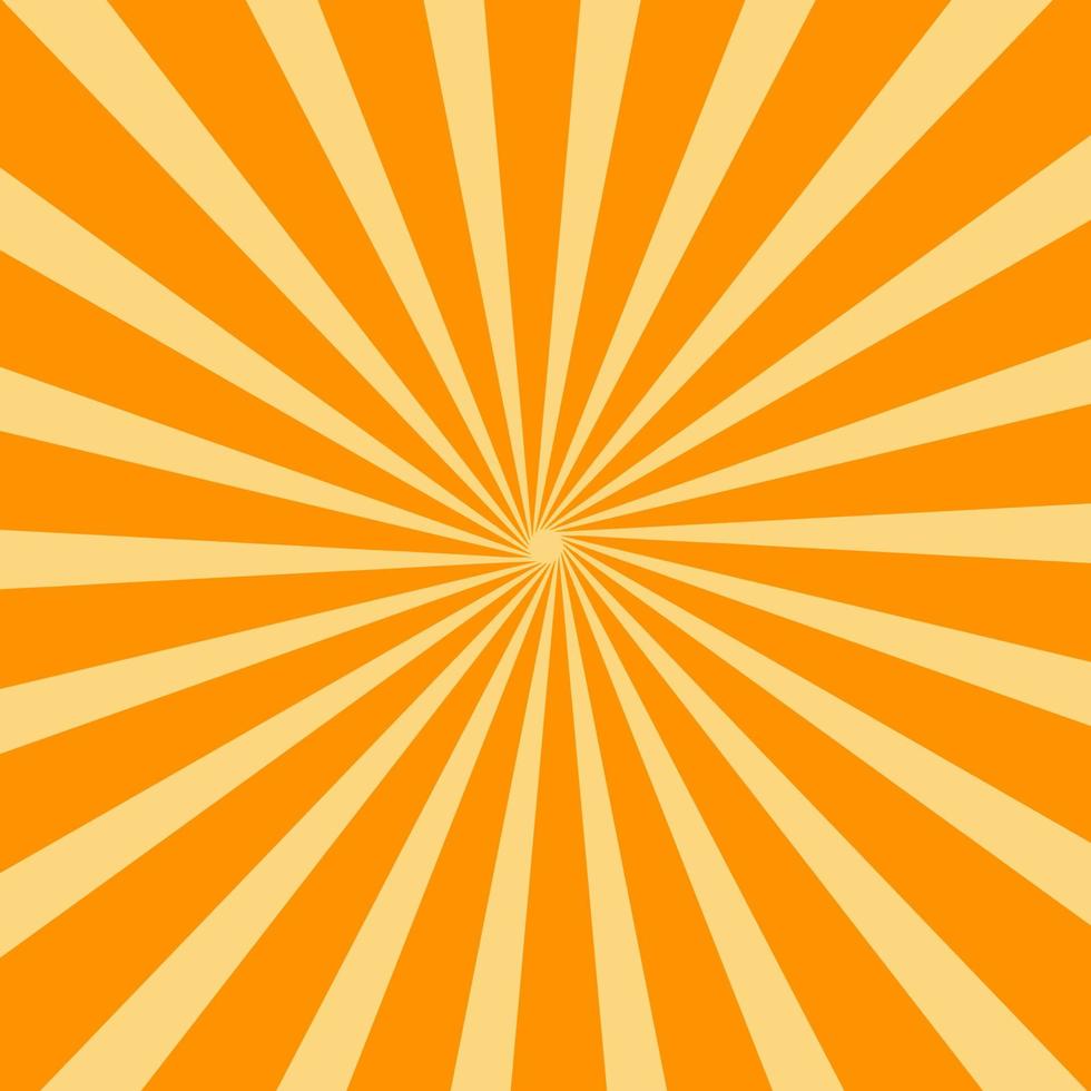 retro orange sonnenbrust horizontal vektor