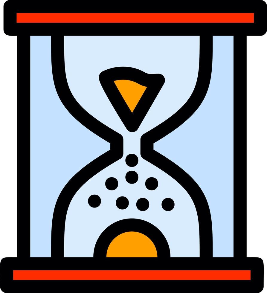 Sanduhr-Vektor-Icon-Design vektor