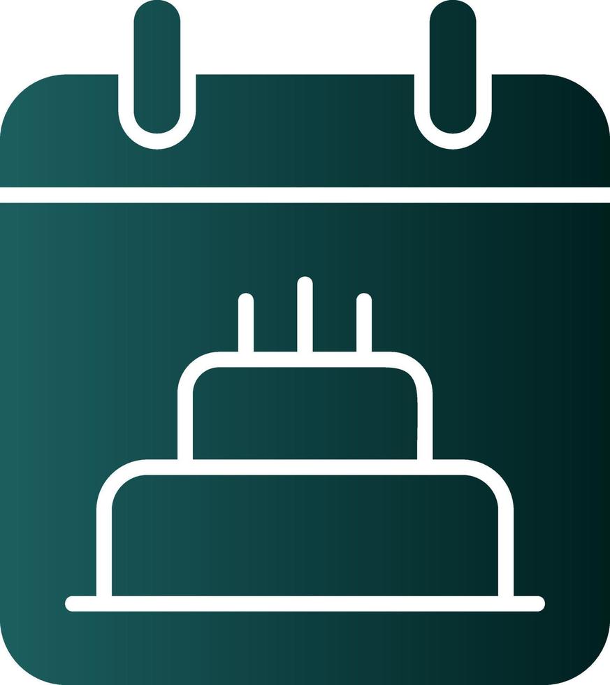 Geburtstag Datum Vektor Icon Design