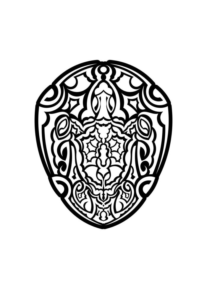 polynesisk tatuering handled ärm stam- mönster underarm. etnisk mall ornament vektor. vektor