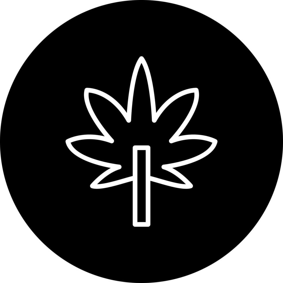 Symbol für Cannabis-Vektor vektor