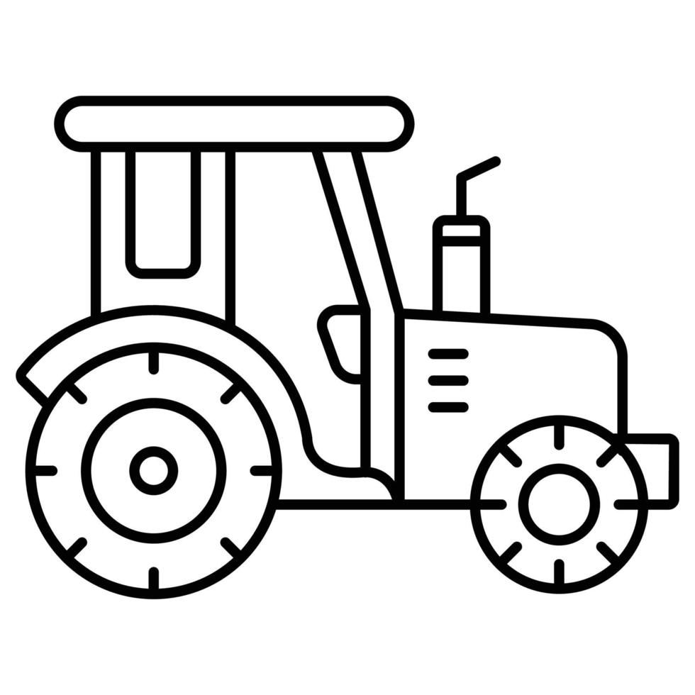 traktor som kan lätt ändra eller redigera vektor
