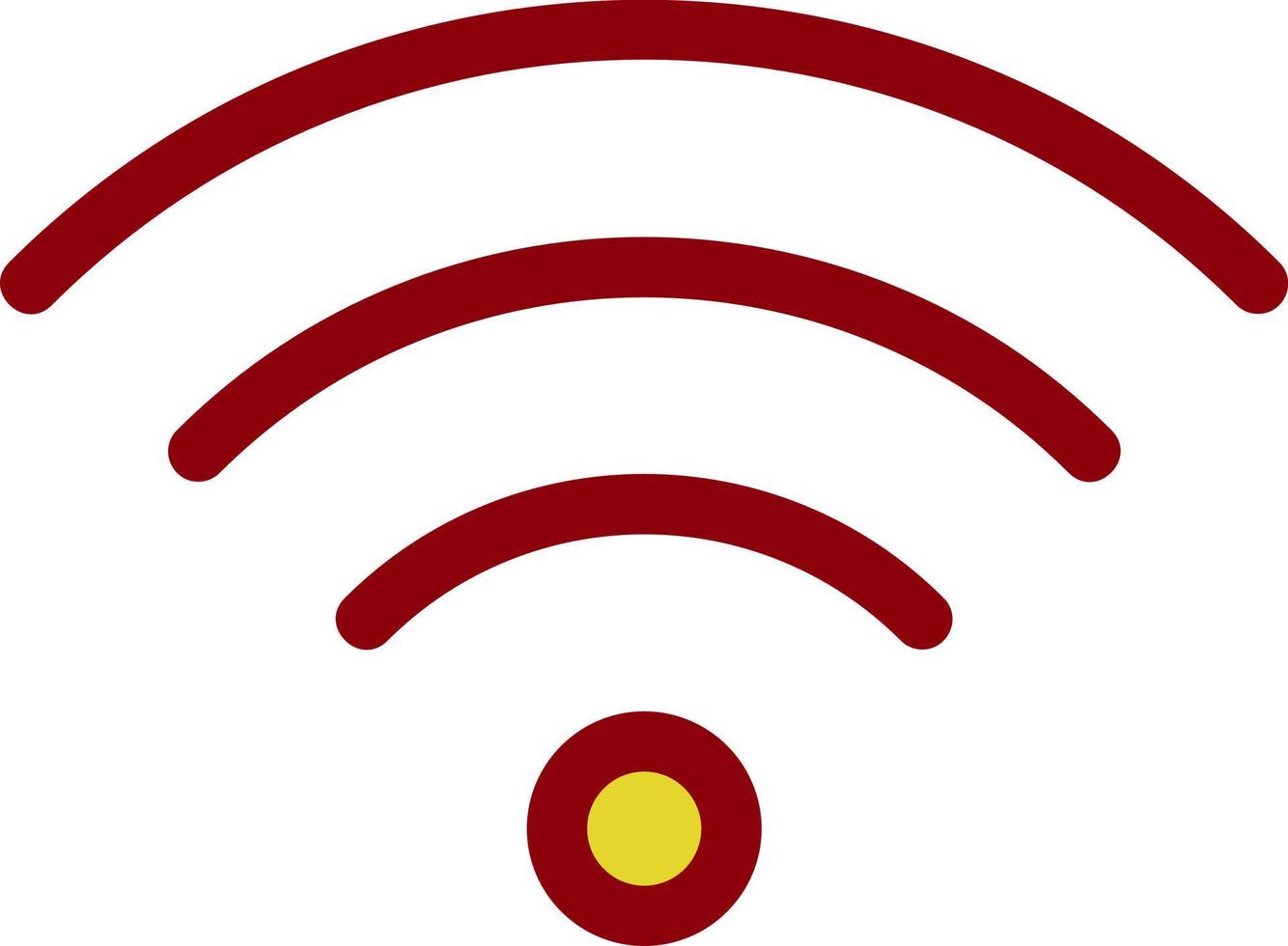 Wi-Fi-Verbindungsvektor-Icon-Design vektor