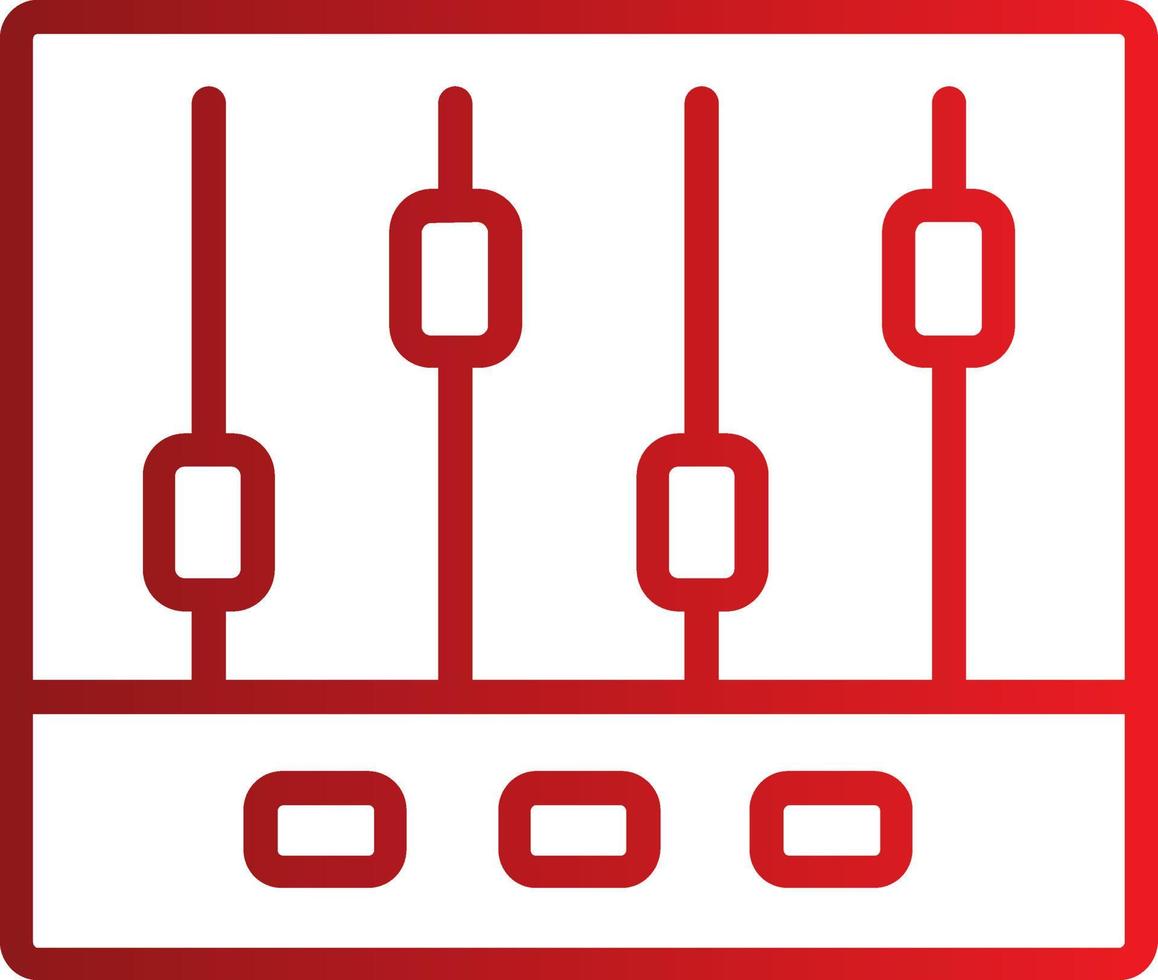 Bedienfeldvektorsymbol vektor