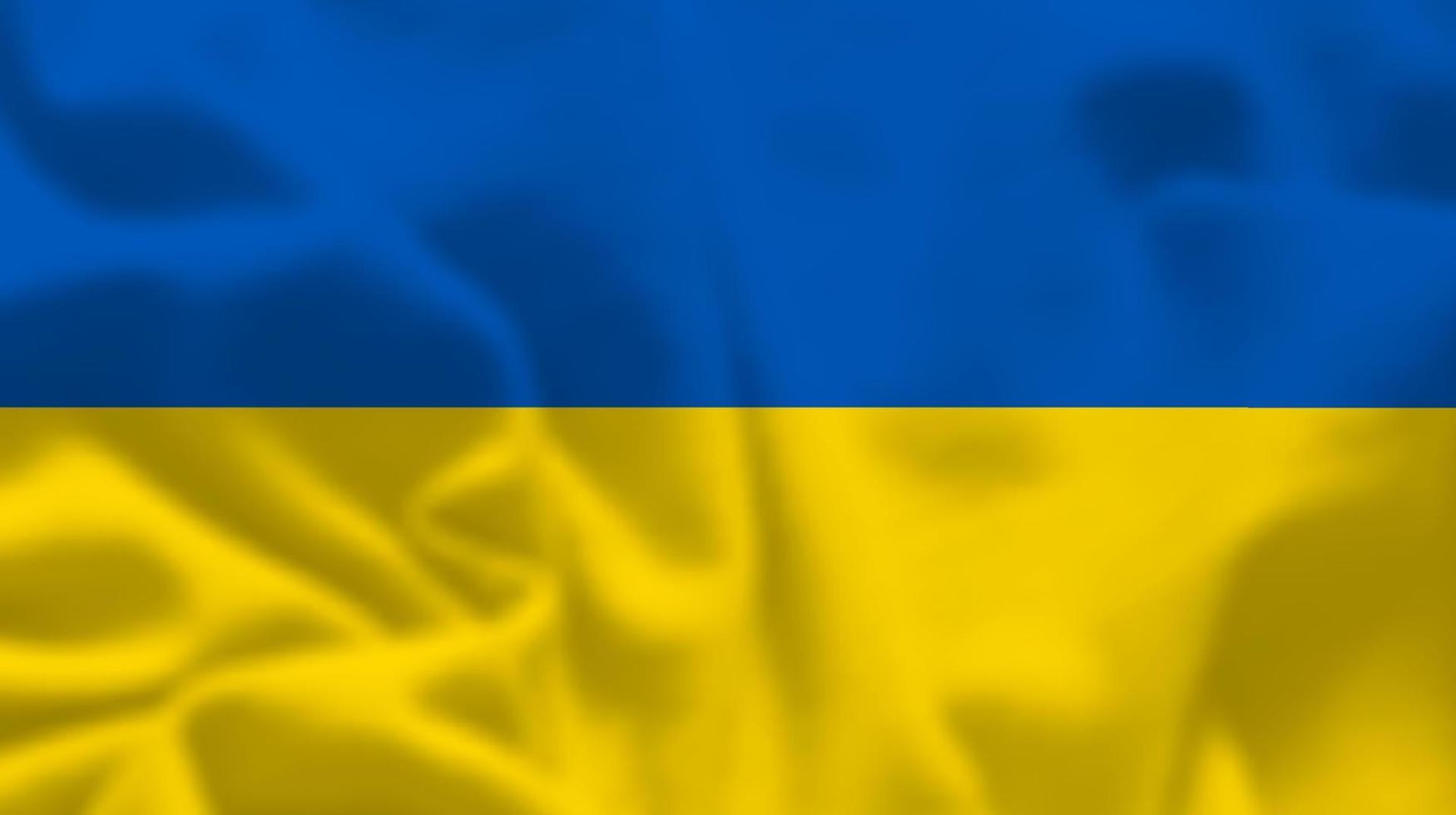 ukrainska nationell flagga. vinka flagga av ukraina. vektor illustration