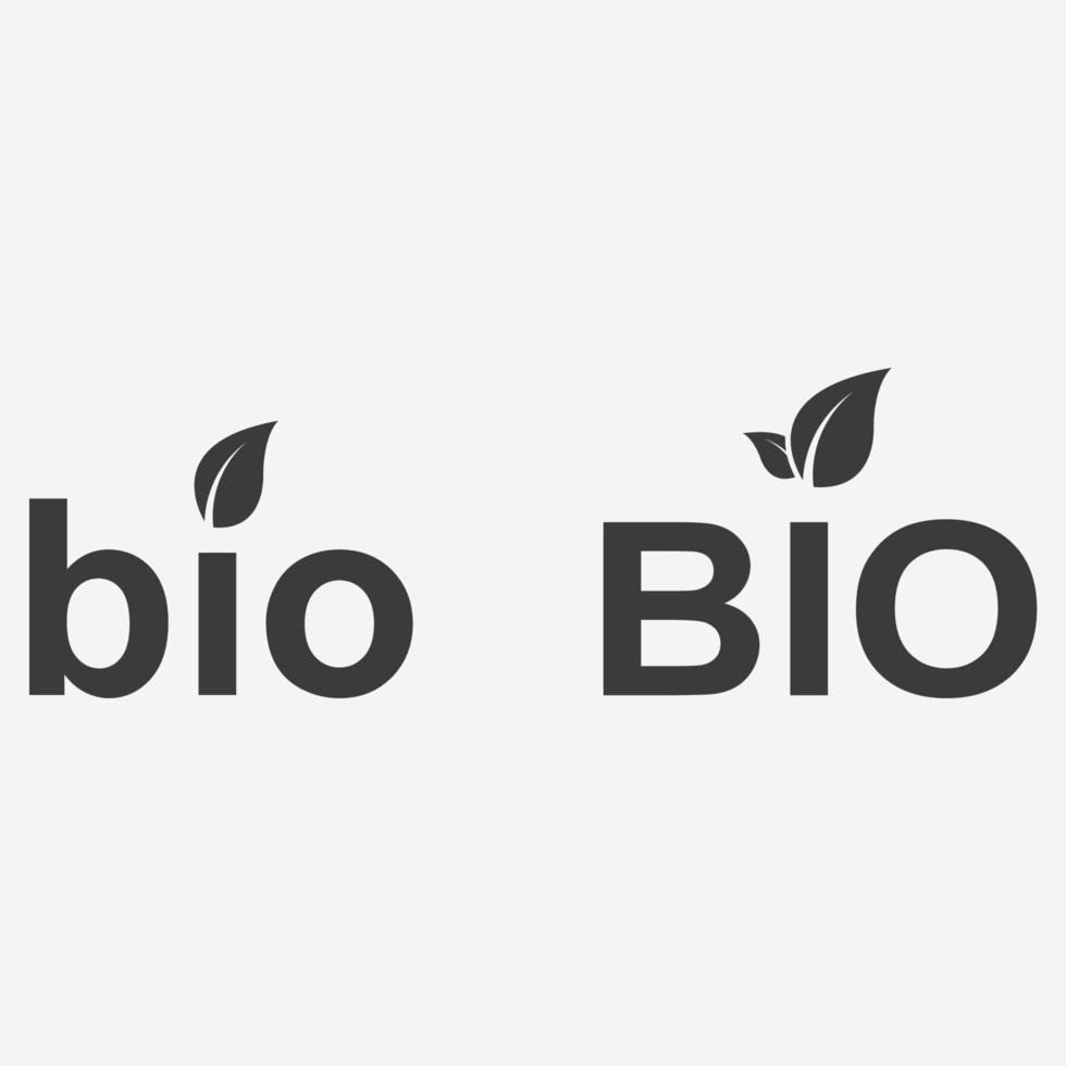 Blatt, Bio, Bio, Natur, natürlich, grünes Symbol Vektor Symbol Zeichen