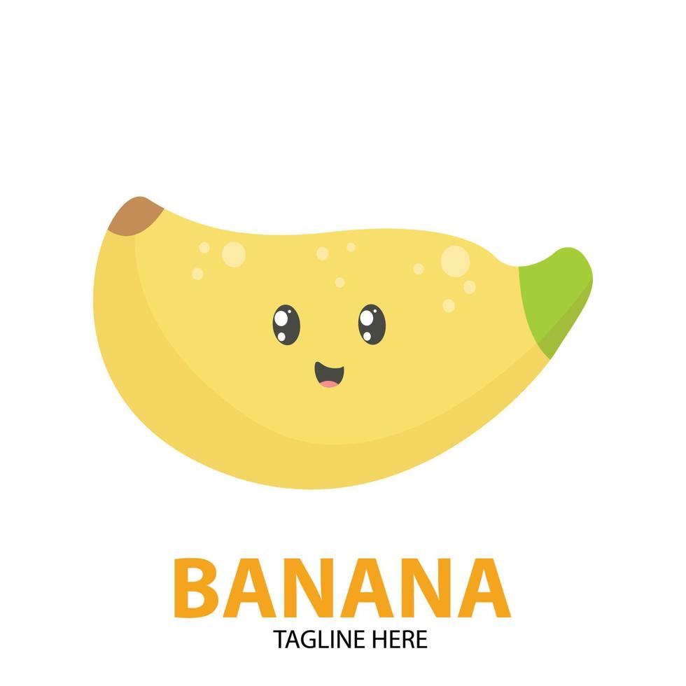 frische gesunde banane vektor