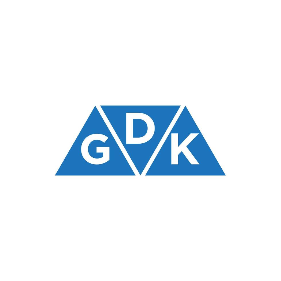 dgk-kreditreparaturbuchhaltungslogodesign auf weißem hintergrund. dgk kreative initialen wachstumsdiagramm brief logo konzept. dgk Business Finance Logo-Design. vektor