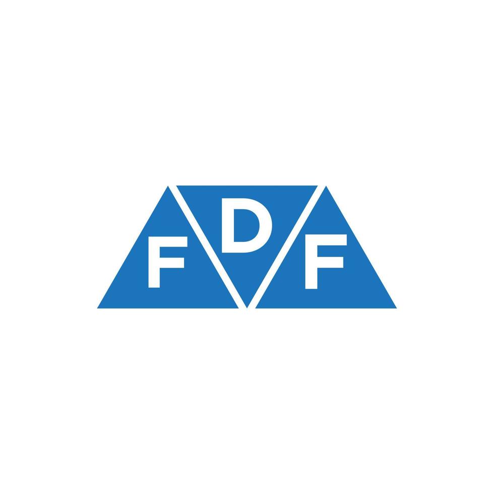 dff kreditera reparera bokföring logotyp design på vit bakgrund. dff kreativ initialer tillväxt Graf brev logotyp begrepp. dff företag finansiera logotyp design. vektor