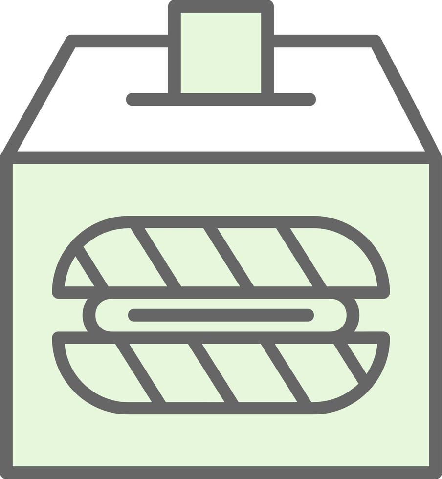 Brotspenden-Vektor-Icon-Design vektor