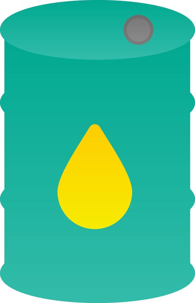 Design von Ölfässern mit Vektorsymbolen vektor