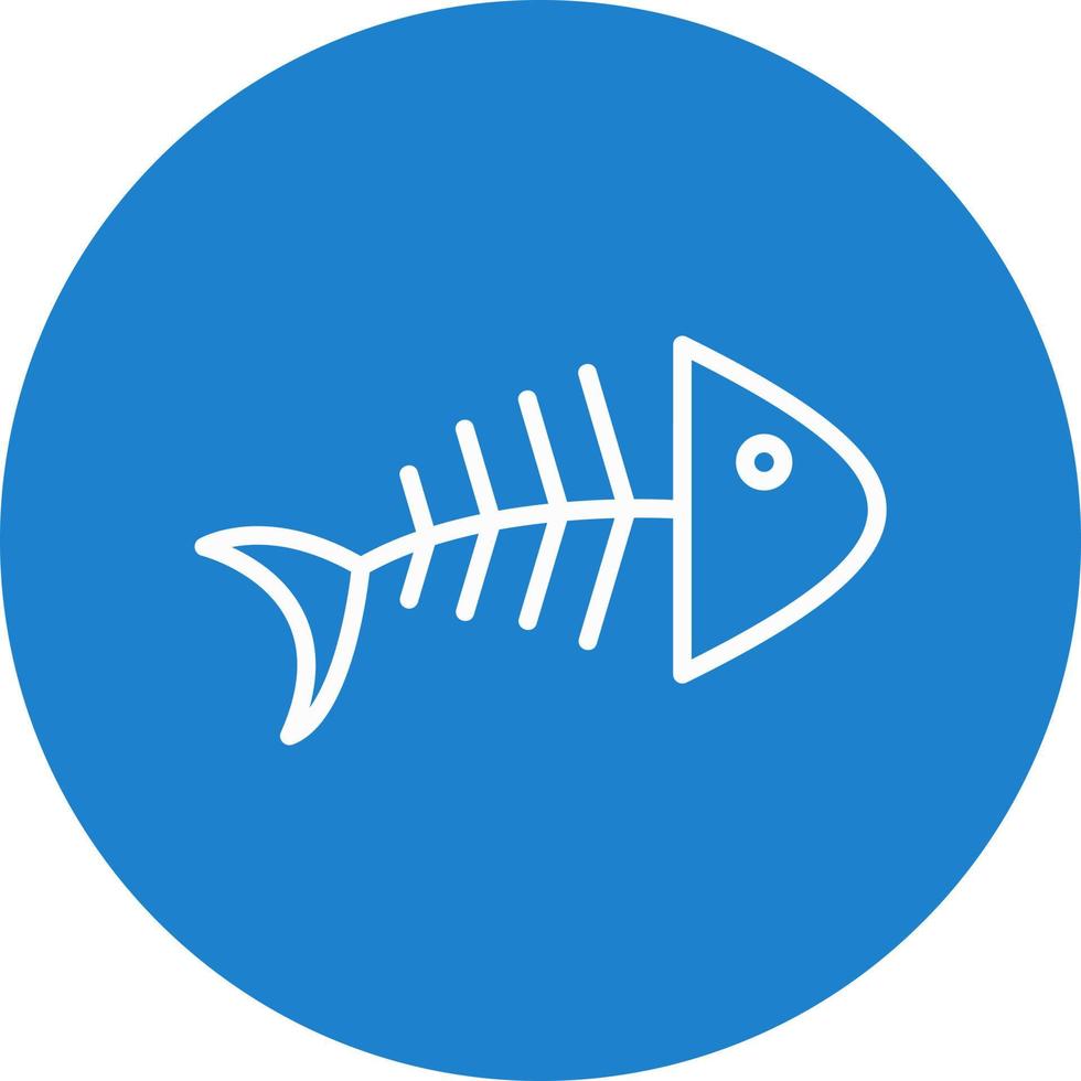 fisk ben vektor ikon design