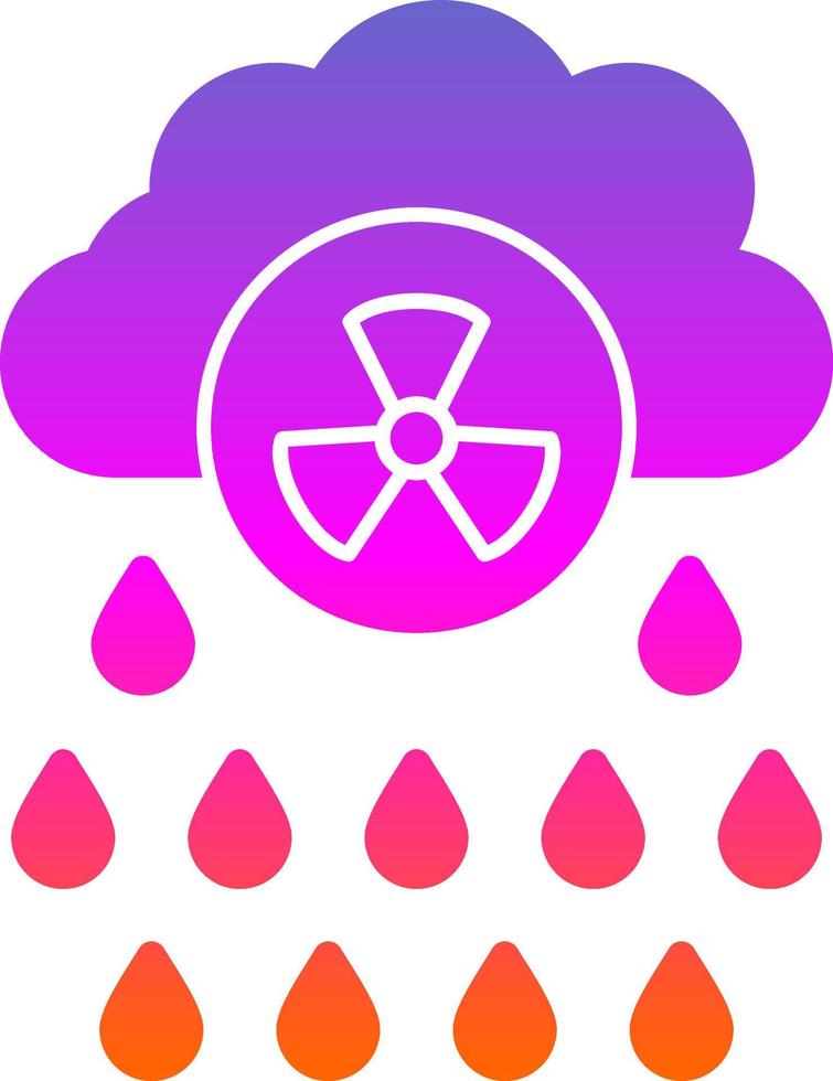 syra regn vektor ikon design