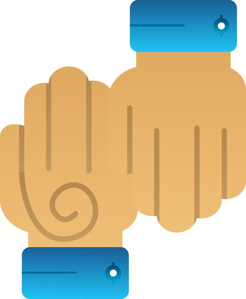 Handmassage-Vektor-Icon-Design vektor