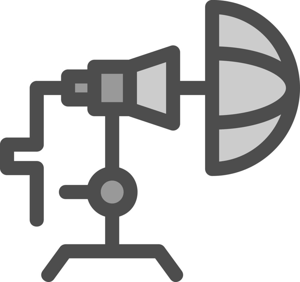 flaches Symbol der Regenschirmkamera vektor