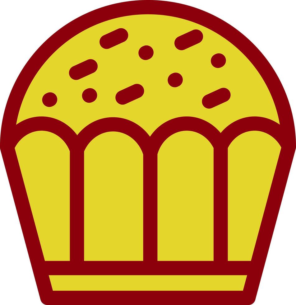 Cupcake-Vektor-Icon-Design vektor