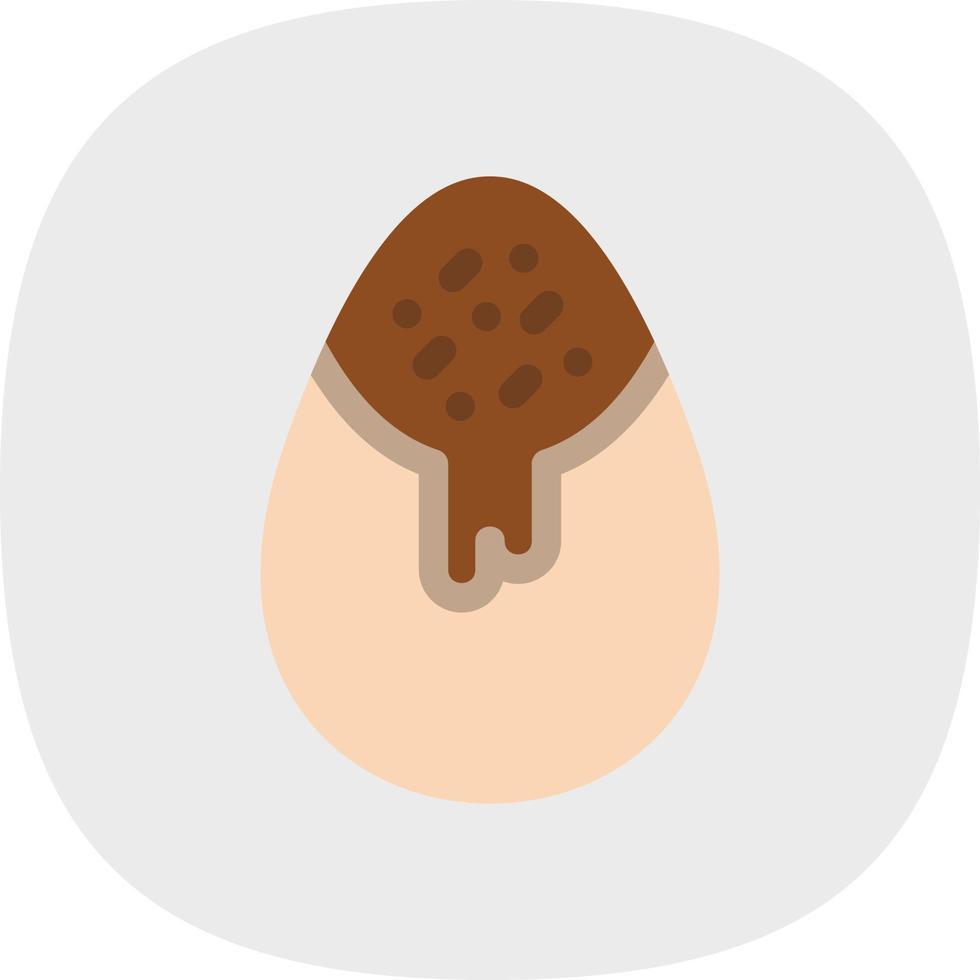 choklad ägg vektor ikon design