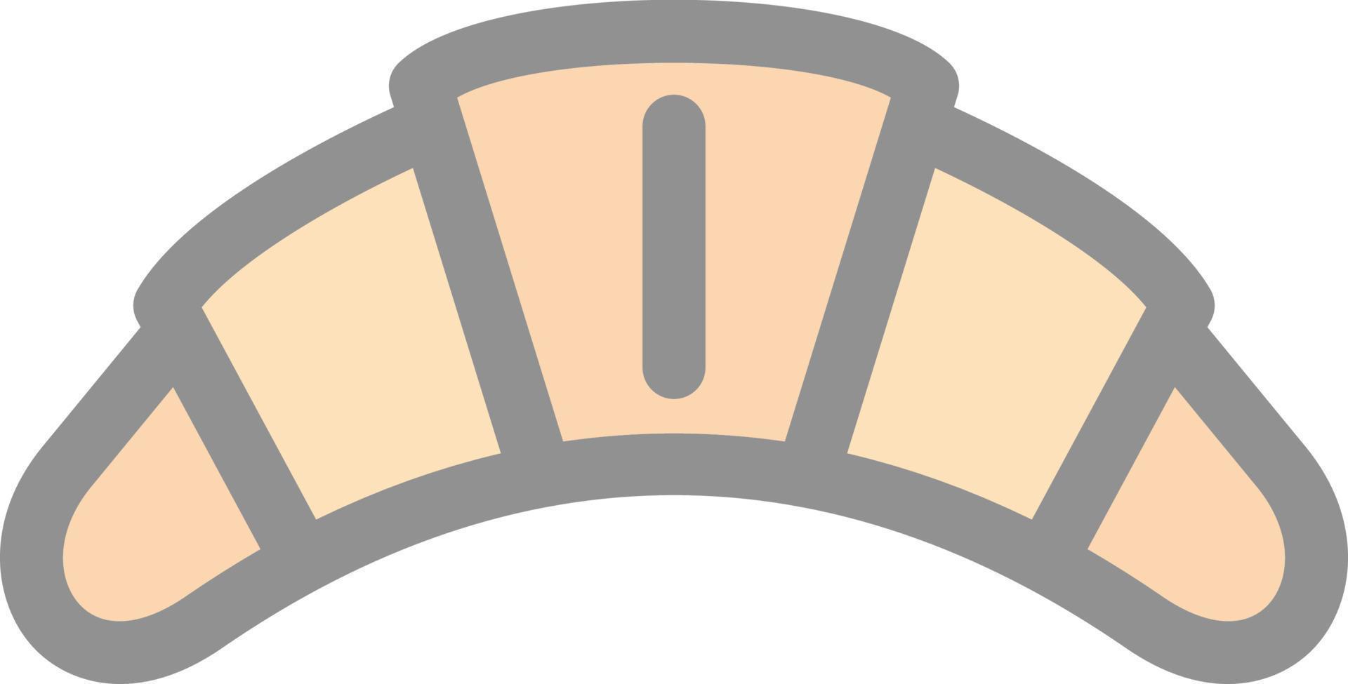 croissant vektor ikon design