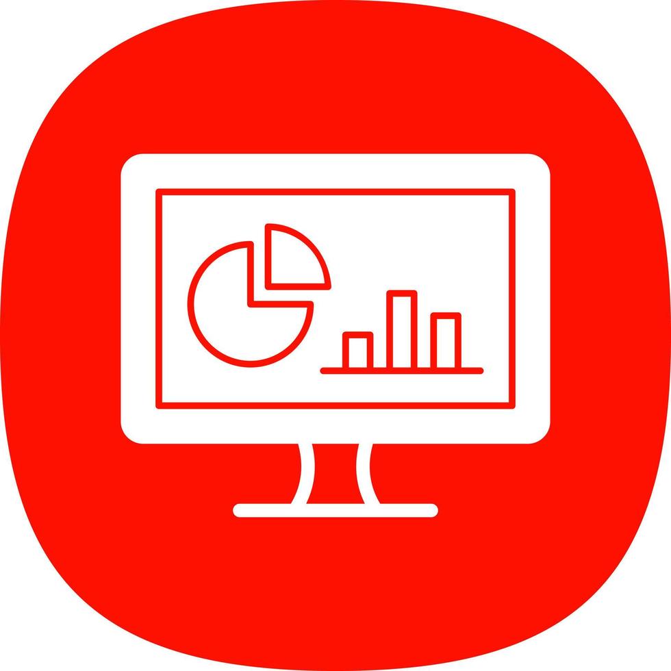 uppkopplad statistik vektor ikon design