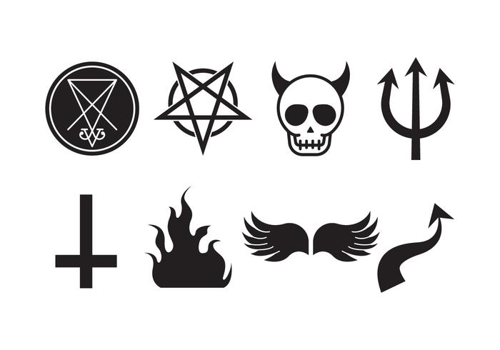 Gratis Lucifer och Devil Vector Icon