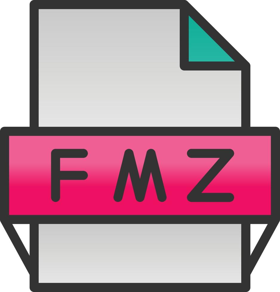 fmz-Dateiformat-Symbol vektor