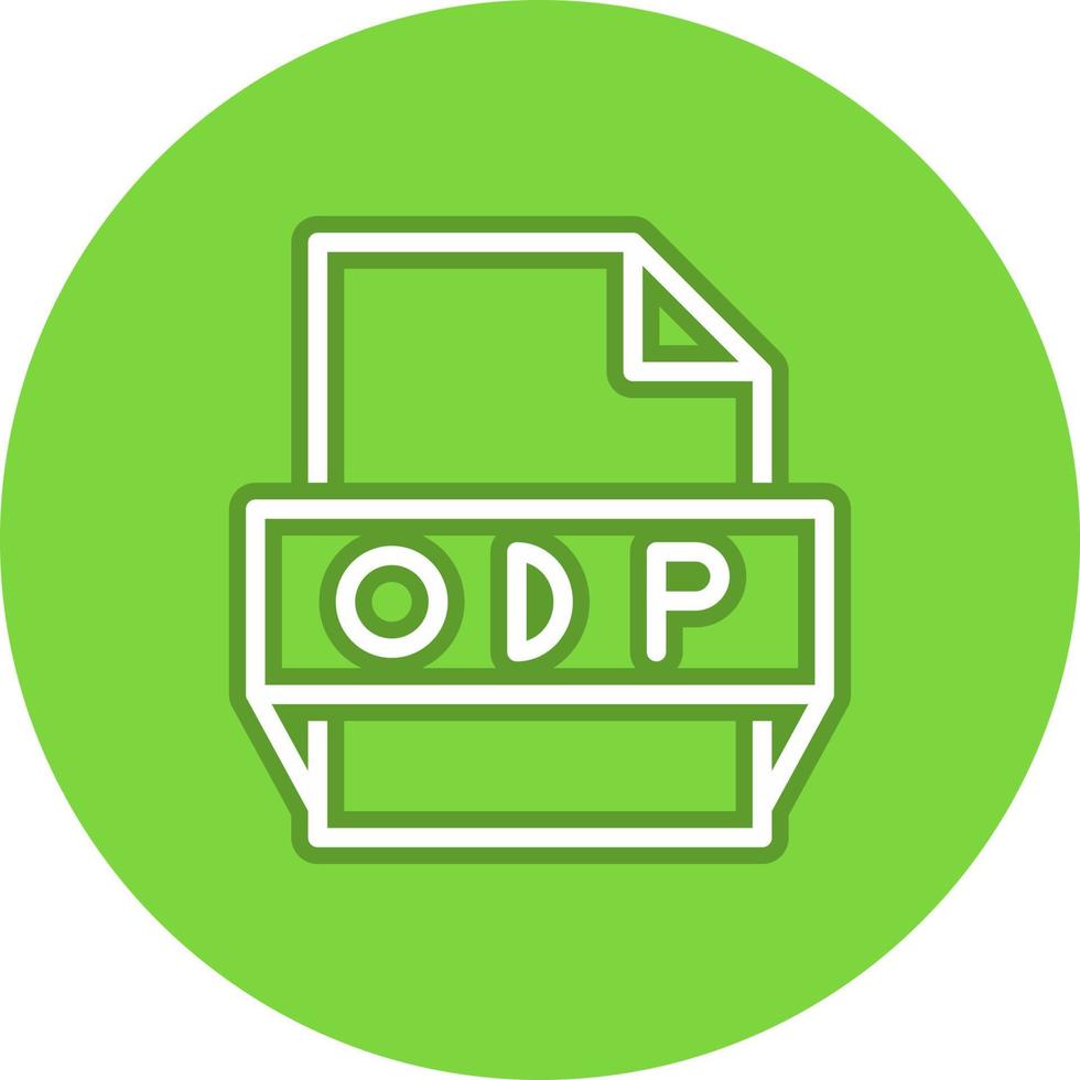 odp-Dateiformat-Symbol vektor