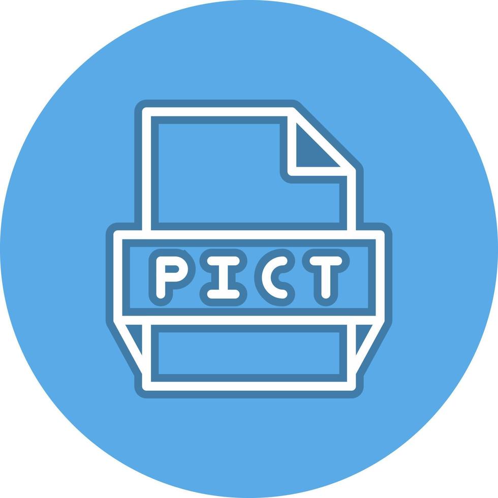 pict-Dateiformat-Symbol vektor