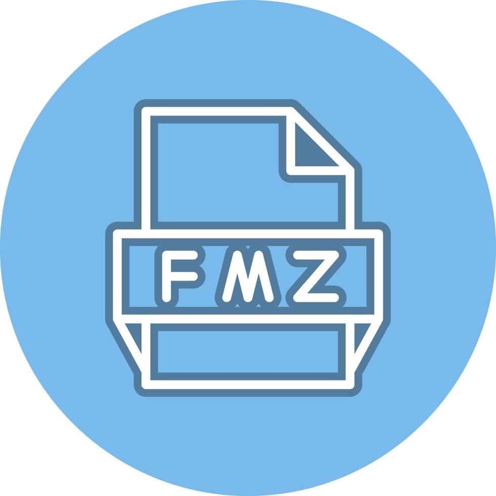 fmz-Dateiformat-Symbol vektor