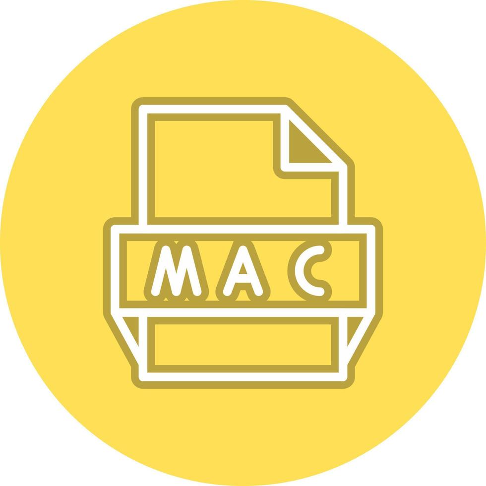 Mac-Dateiformat-Symbol vektor