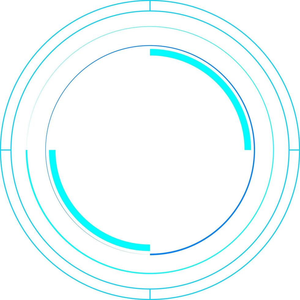 tech cirkel dekorativ vektor design element