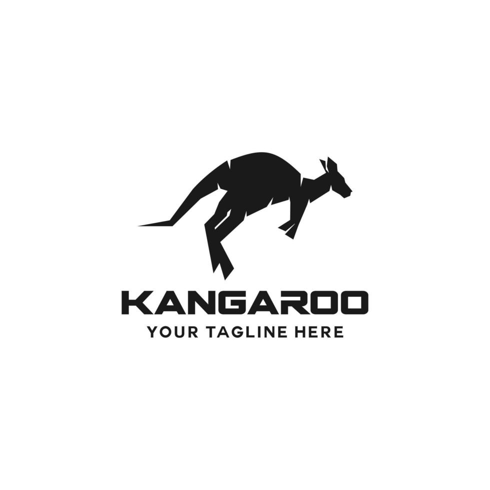 Känguru-Logo-Design - Känguru-Logo-Design, geeignet für Ihre Designanforderungen, Logos, Illustrationen, Animationen usw. vektor