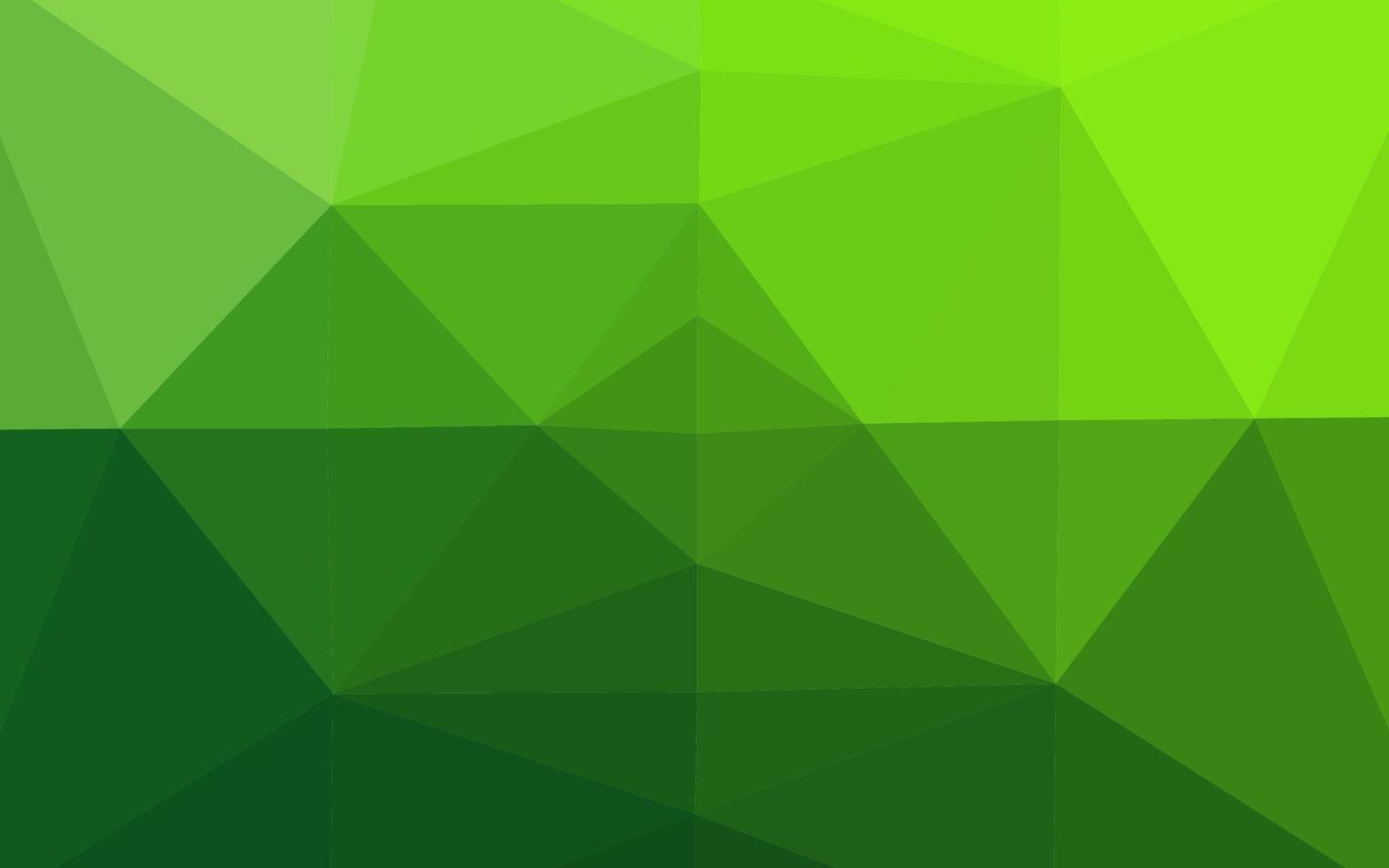 ljusgrön vektor lysande triangulär bakgrund.