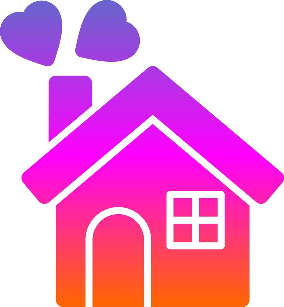 Familienhaus-Vektor-Icon-Design vektor