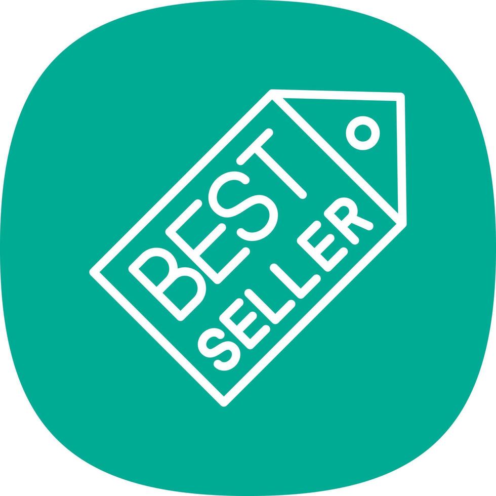 Bestseller-Vektor-Icon-Design vektor