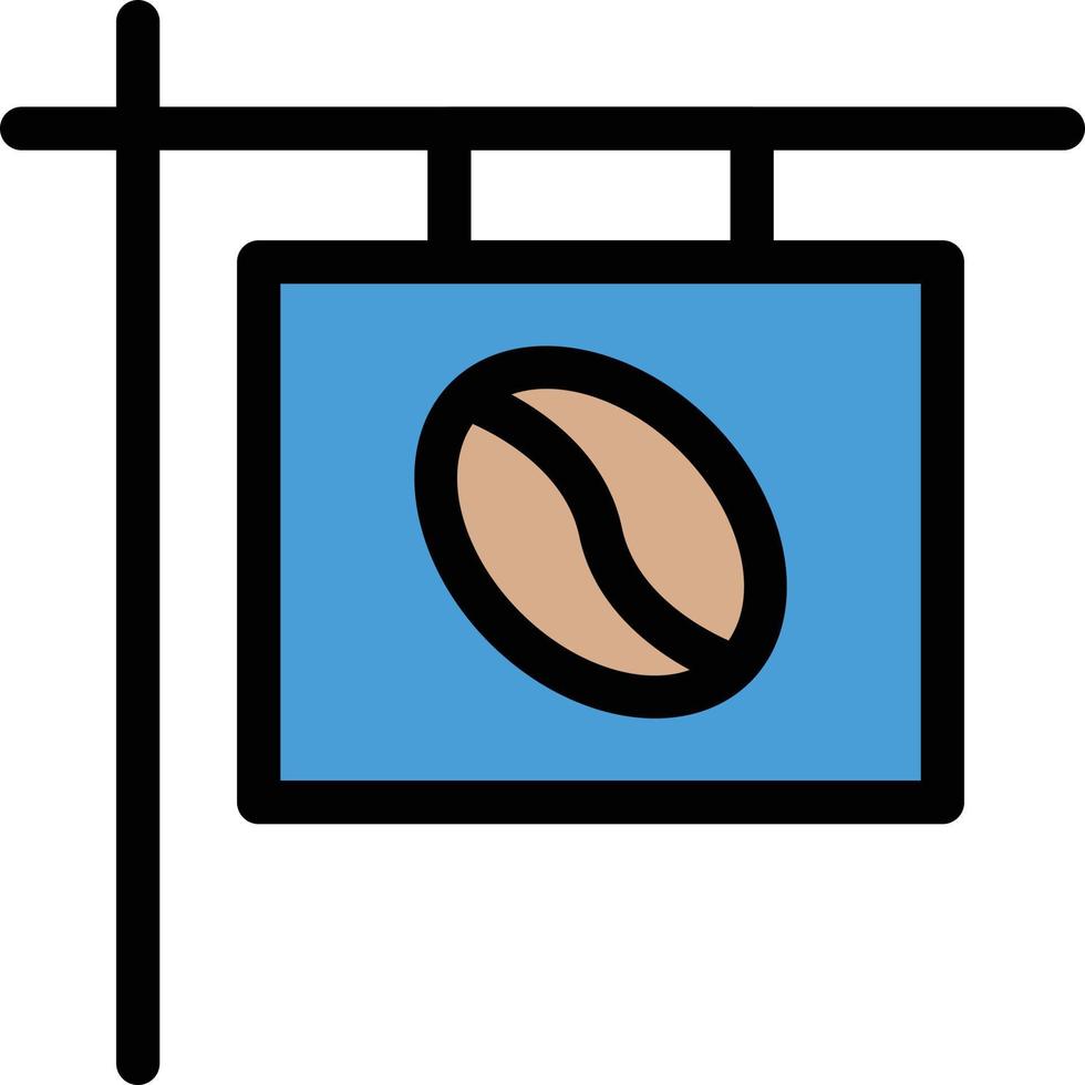 kaffe styrelse vektor illustration på en bakgrund.premium kvalitet symbols.vector ikoner för begrepp och grafisk design.