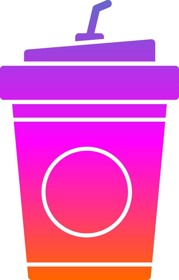 Kaffee zum Mitnehmen Vektor-Icon-Design vektor