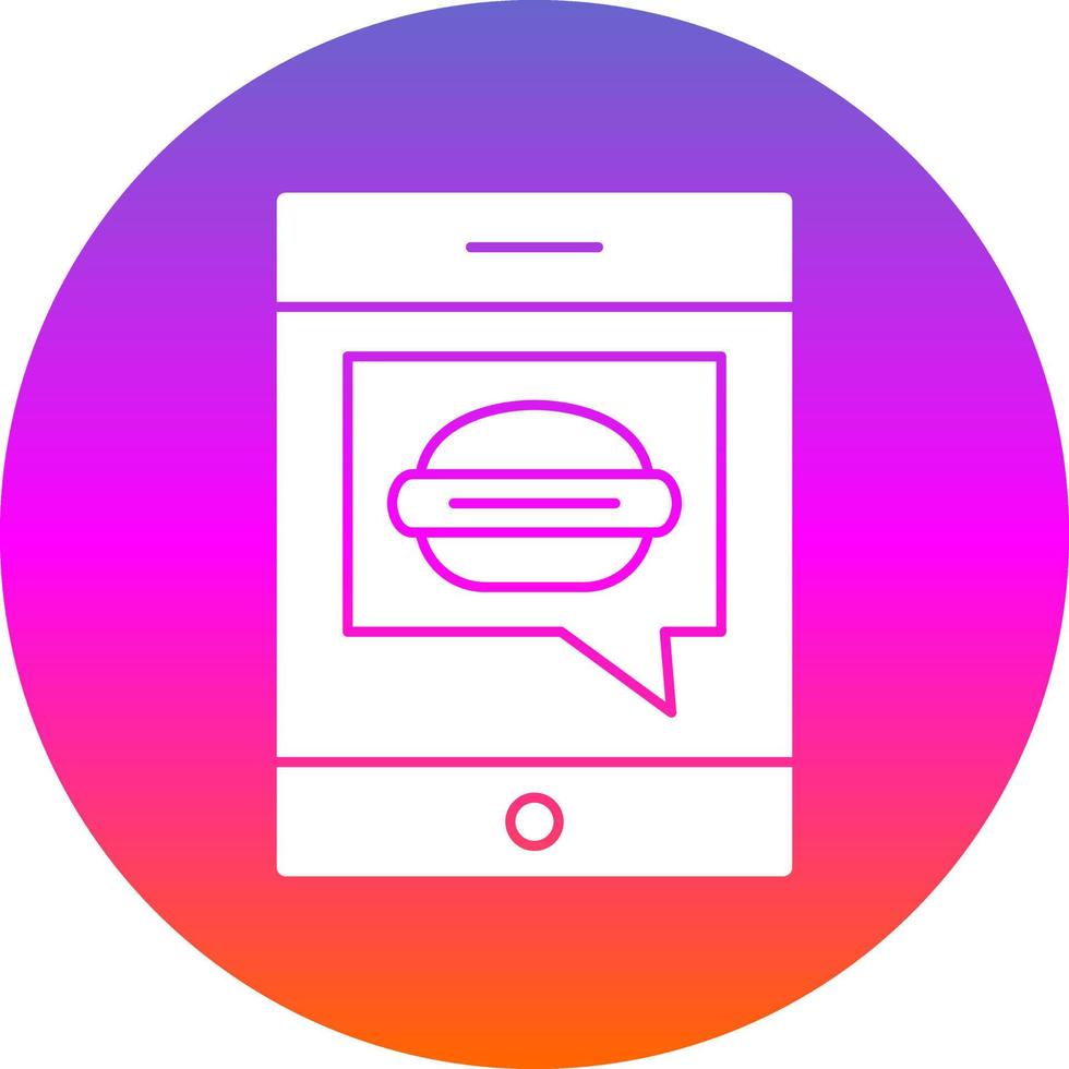 Food-App-Vektor-Icon-Design vektor