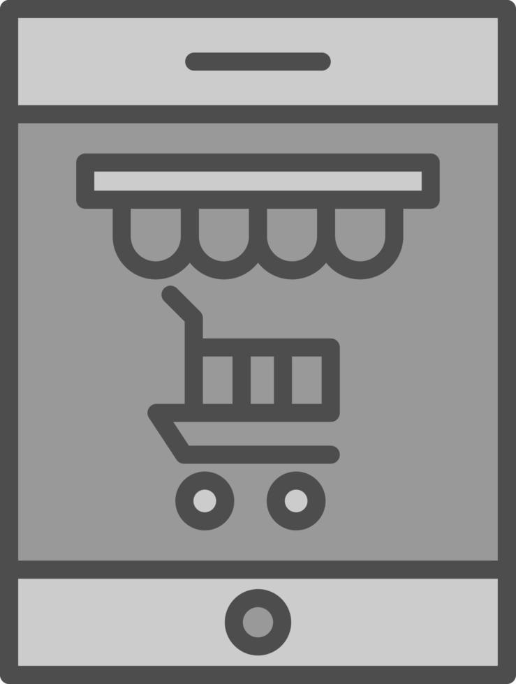 Online-Shop-Vektor-Icon-Design vektor