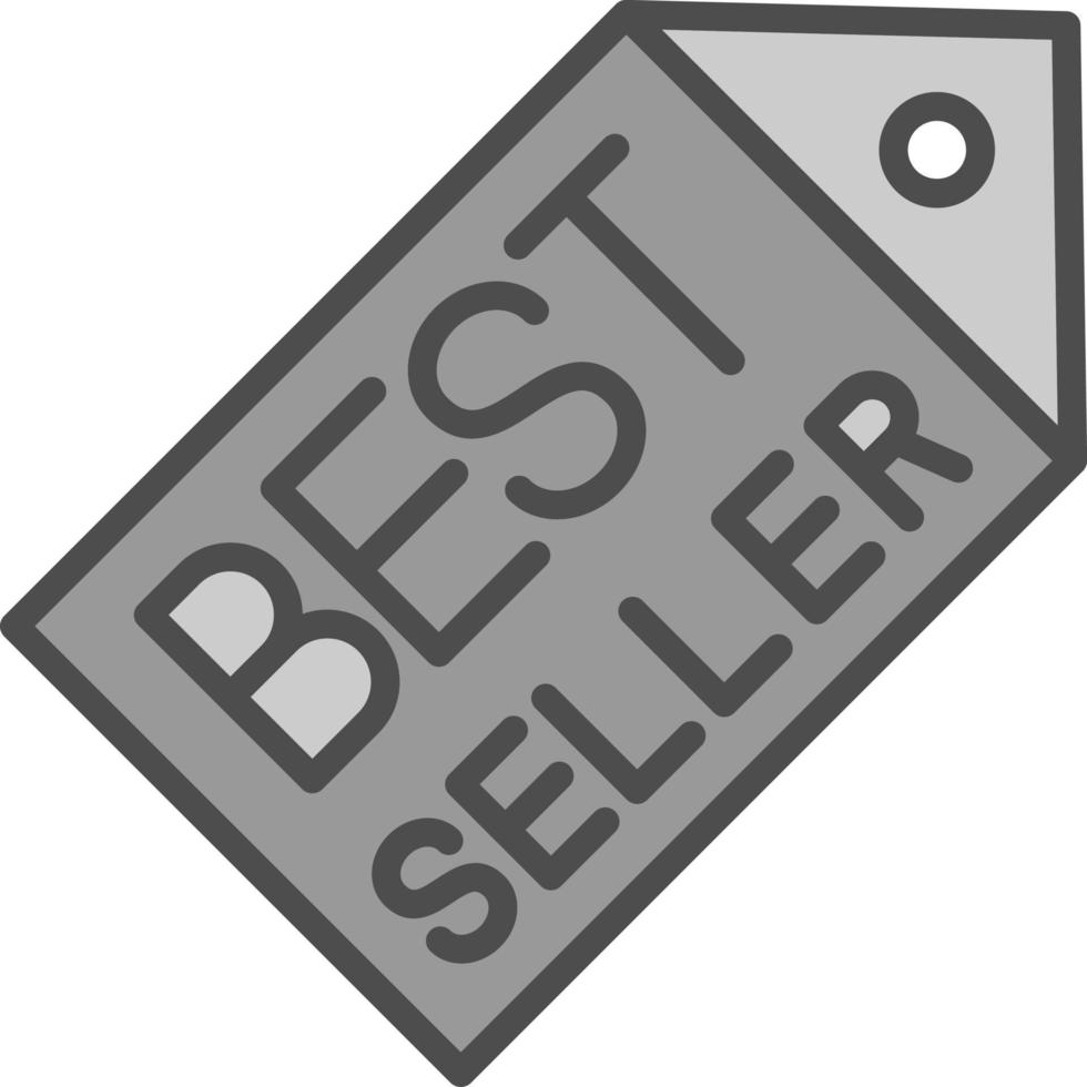 Bestseller-Vektor-Icon-Design vektor