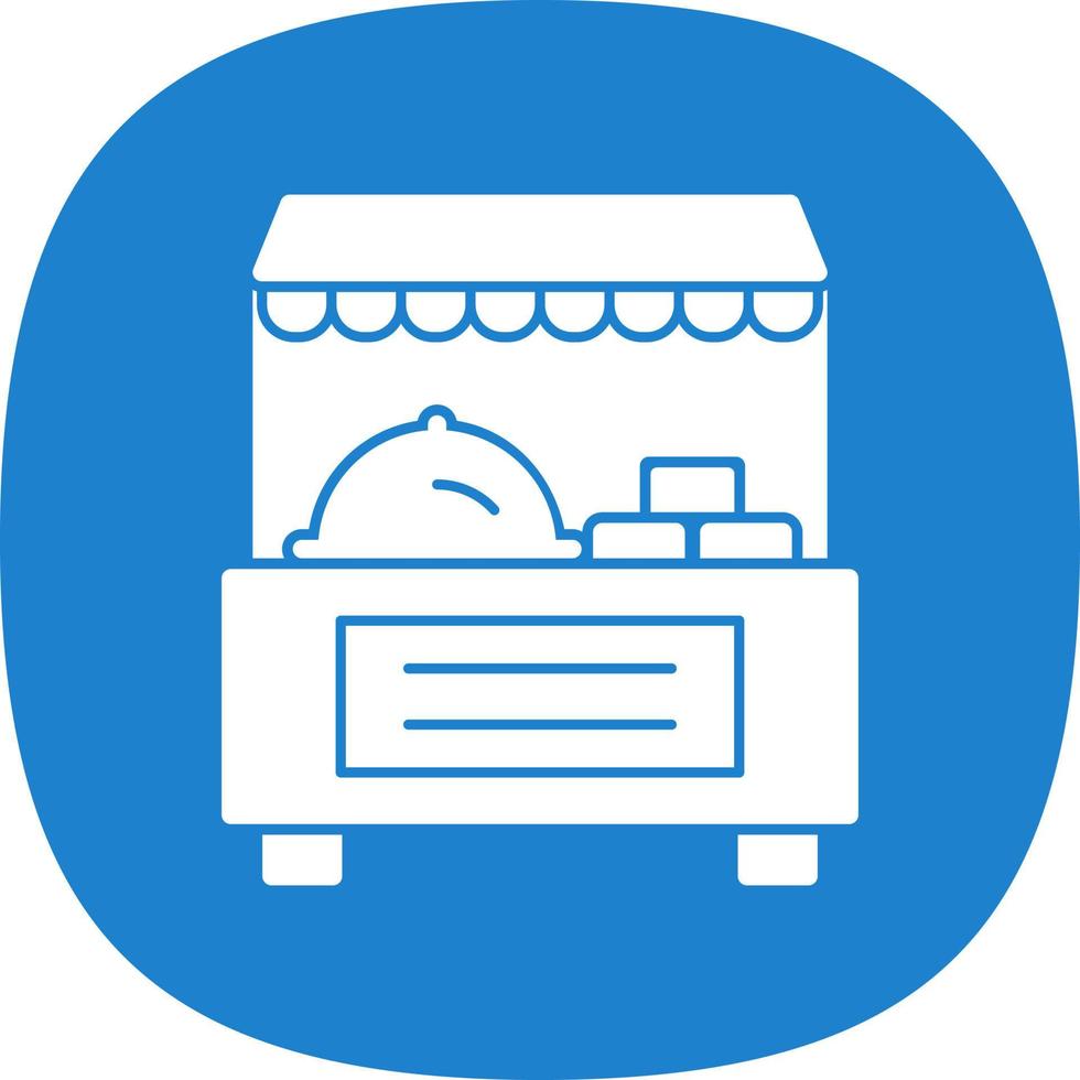 Food-Stand-Vektor-Icon-Design vektor